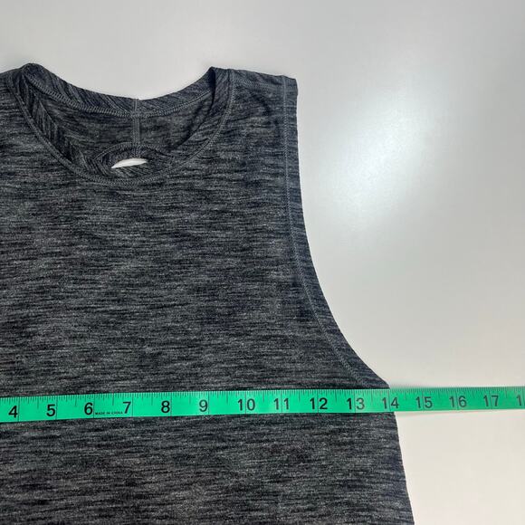 Lululemon Fast As‎ Light Muscle Tank Women’s Sz 4/6 Small Heathered Black W1NISS - Picture 9 of 12